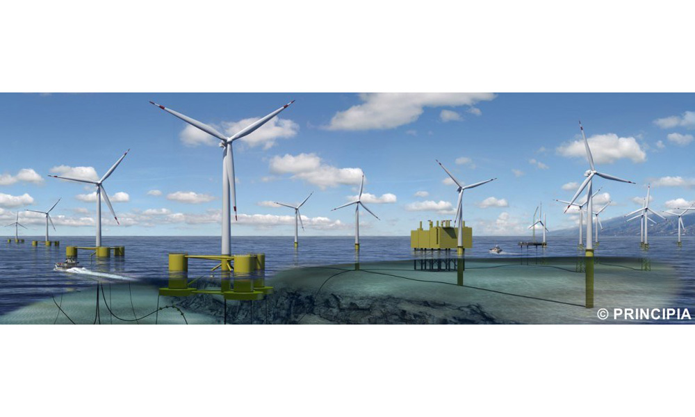 mooring lines for offshore windturbines by principia